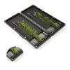 Fishing Tackle Box Secure Magnet Closure Container Box Fishing Rig Line Hook Storage Case Organizers Tray Portable