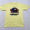 University of Sussex England Falmer House Vintage 90er Jahre T-Shirt - M - Abgetragenes Unisex-T-Shirt
