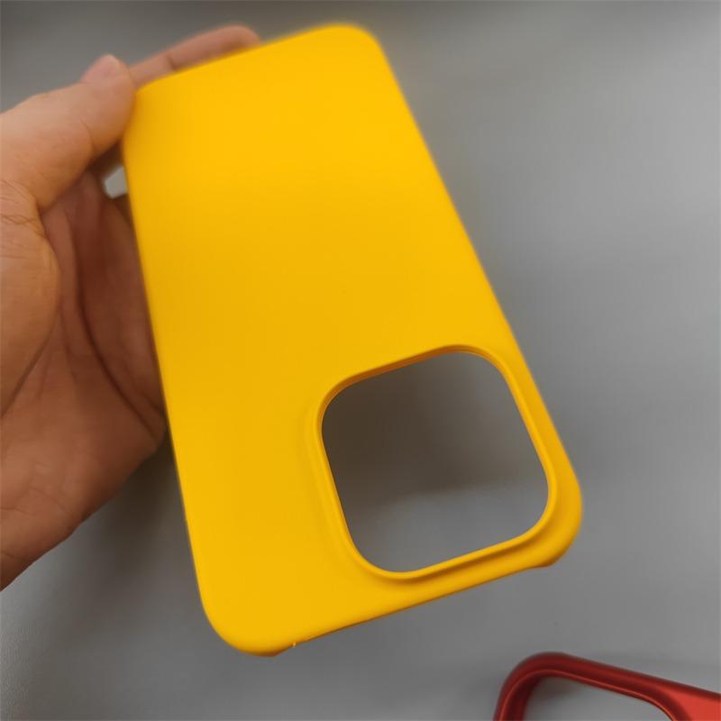 Matte Transparent Frameless Case for iPhone 13 14 15 16 Pro Max Plus Heat Dissipation Broderless Ultra Thin PC Shockproof Cover