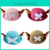 Colorful Two-dimensional One Piece Chopper Dome Hat For Parent-child Cosplay Props