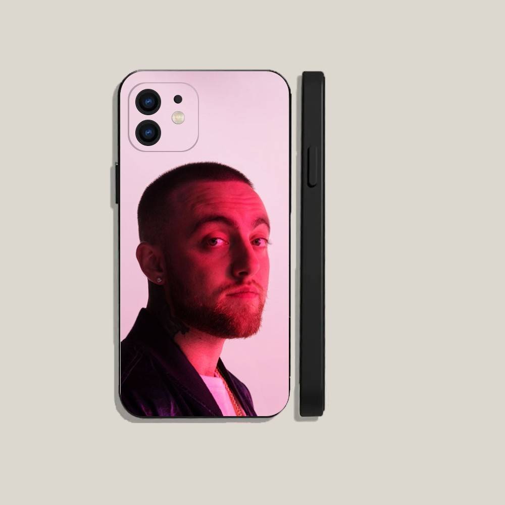 Rapper M-Mac M-Miller  Phone Case For iPhone16,15,14,13,12,11,Plus,Pro Max,XS,X,XR,SE,Mini,8,7 Soft Silicone Black Cover
