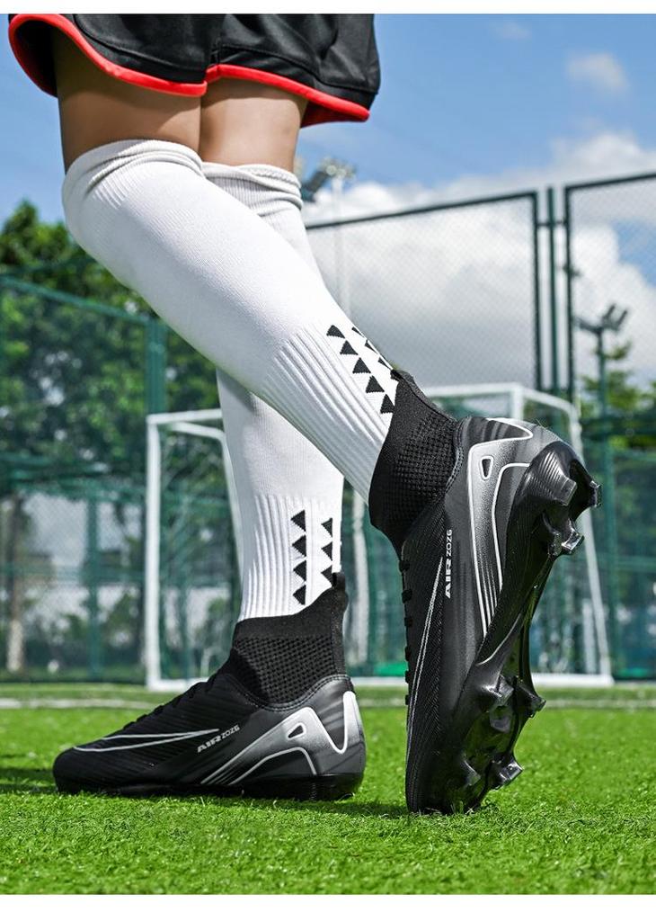 Scarpe da Calcio Unisex per Ragazzi AG Turf con Tacchetti Lunghi per Bambini