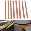 8 pezzi Racket da Tennis Aumento Peso Stabilità Professionale Pelle di Vacchetta Strisce Ponderate di Equilibrio per Racchetta da Badminton Tennis