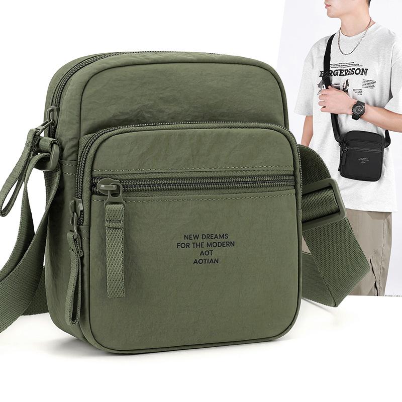 Men's Shoulder Bag Multi-compartment Mobile Phone Bag