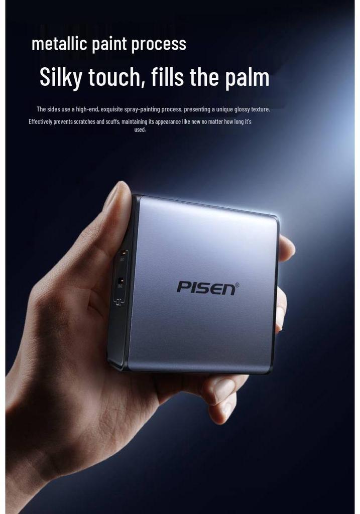 PISEN 140W GaN Charger: Multi-port PD Fast Charger for MacBook & Laptops