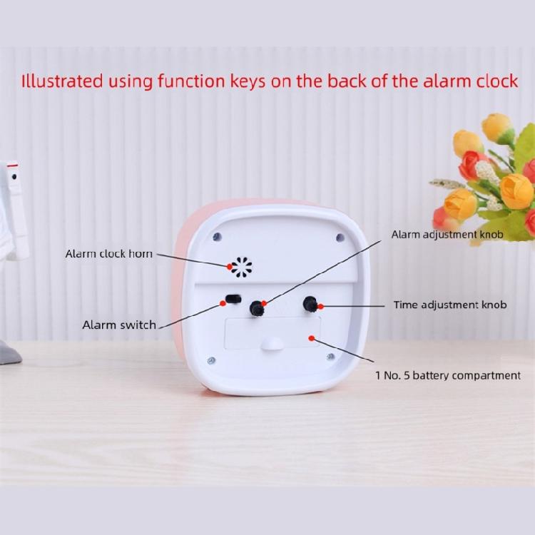 Double Feature Alarm Clock Loud Bells & Glowing Display Impacts Resistant Plastic Construction Extended Battery Performances