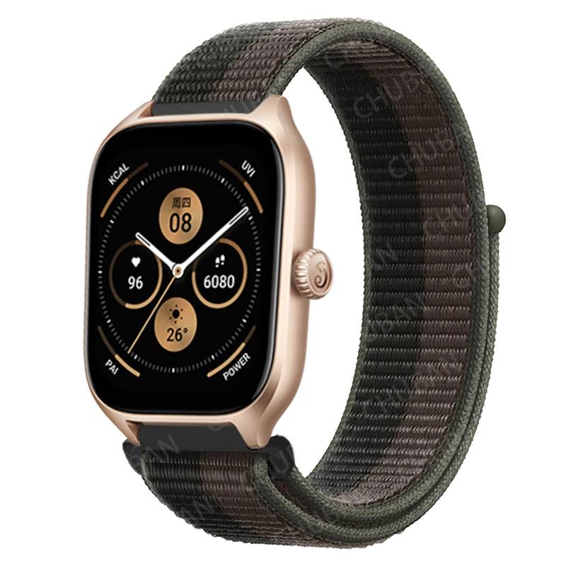 Band For Amazfit GTS/2/2e/4/3/mini GTR 2/3/Pro/4/U/stratos 2 3 Nylon Watch Bracelet Watchband 20mm 22mm Correa Amazfit Bip Strap