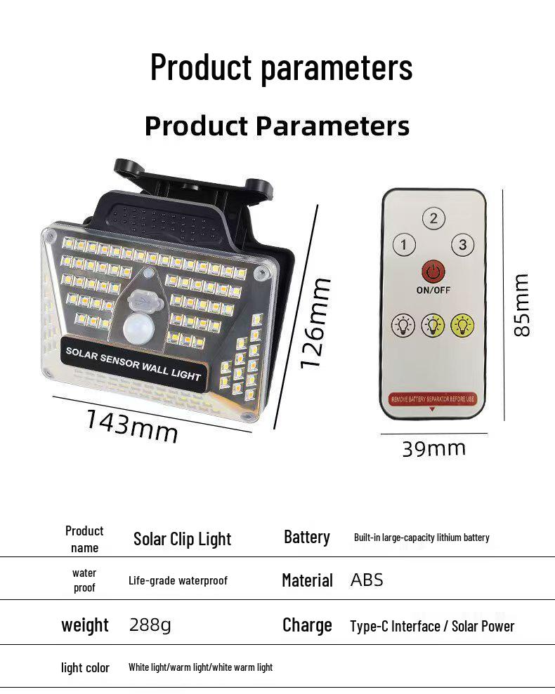 Solar Outdoor Courtyard Light with Motion Sensor – Automatically Illuminates at Night