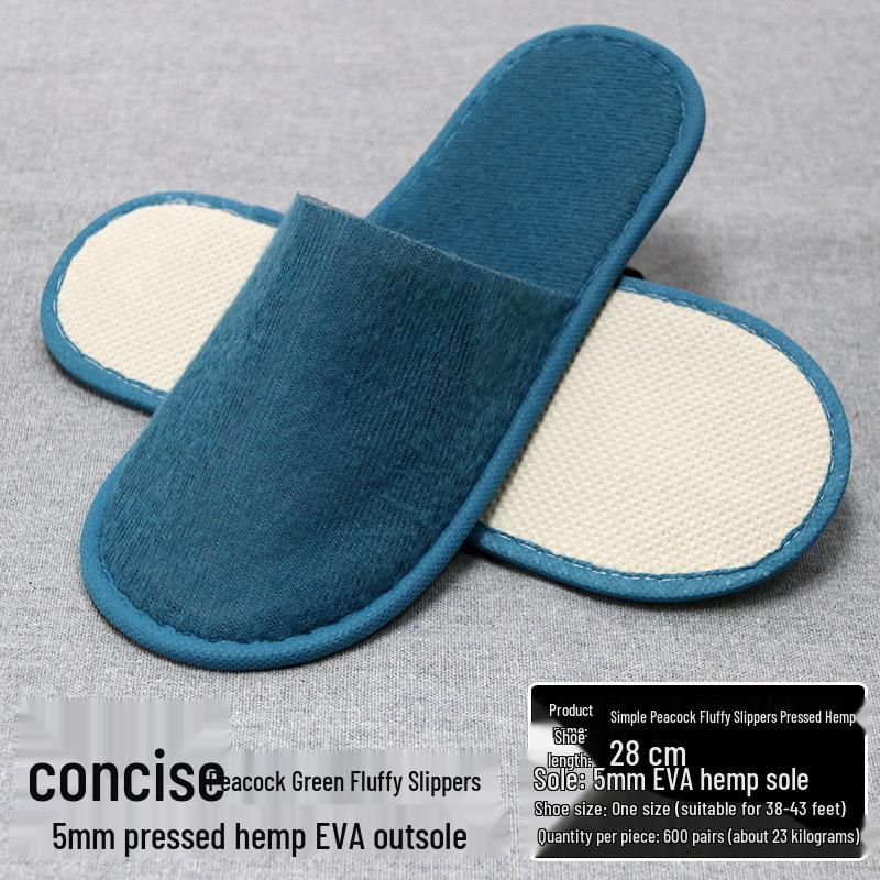 Disposable Terry Cloth Slippers for Hotel Guests