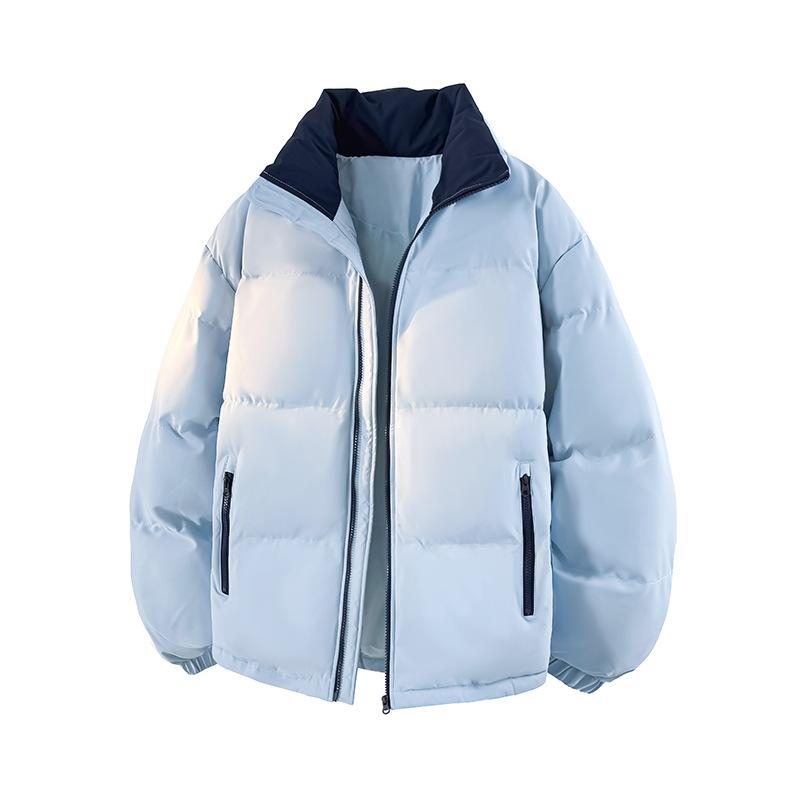 Winter Stand-up Neck Cotton-padded Coat for Men and Women of The Same Style, Couple Trend Versatile Thickened Cotton Jacket