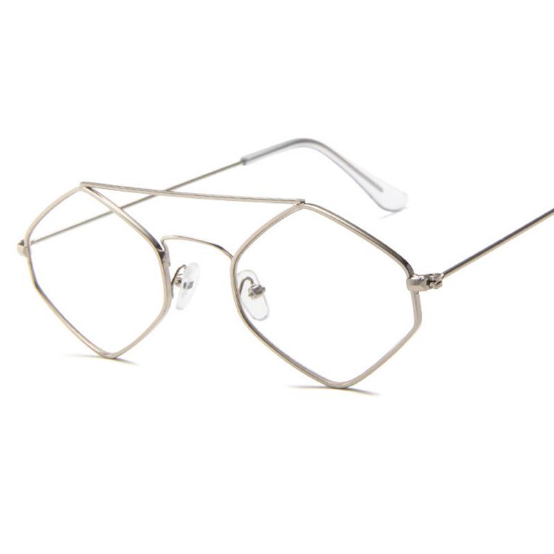Occhiali da sole poligonali in metallo a forma di rombo europeo e americano  acquista in modo economico — spedizione gratuita, recensioni reali con foto  — Joom