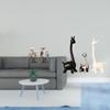 Owl Giraffe Statue Figurine Realistic Animal Sculpture Creative Ceramic Centerpiece for Office