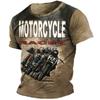 Vintage Motorrad T Shirts Für Männer 3D Racing Lose Kurzarm Tops Streetwear männer Biker T-shirt Übergroßen T Shirts 6XL
