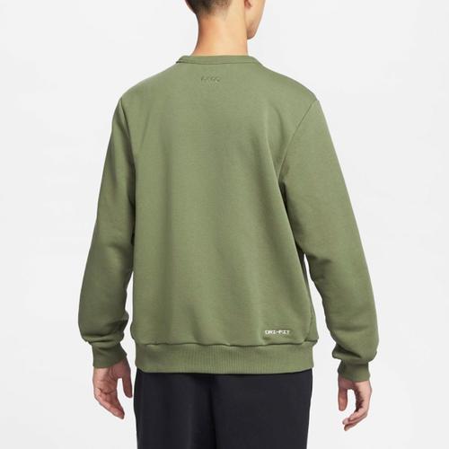 Nike Comfortable Logo Crewneck Pullover Sports Long-Sleeve Sweatshirt Men Green