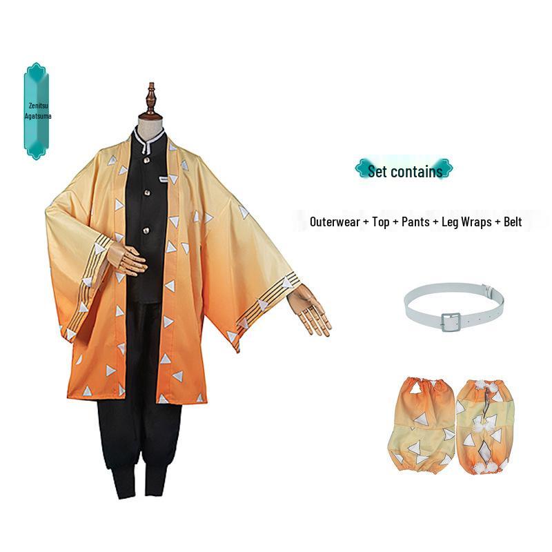 Demon Slayer Halloween Costume: Tanjiro, Nezuko, Zenitsu, and Giyu Cosplay