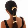 Cross-Border Fashion Alloy Hair Tie - Cold Style Seamless European & American Ponytail Rope Set