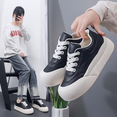 Broodschoenen Dames Lente Nieuwe Student Ins Trendy Veelzijdige Platform Enkelschoenen Lente en Herfst Casual Schoenen