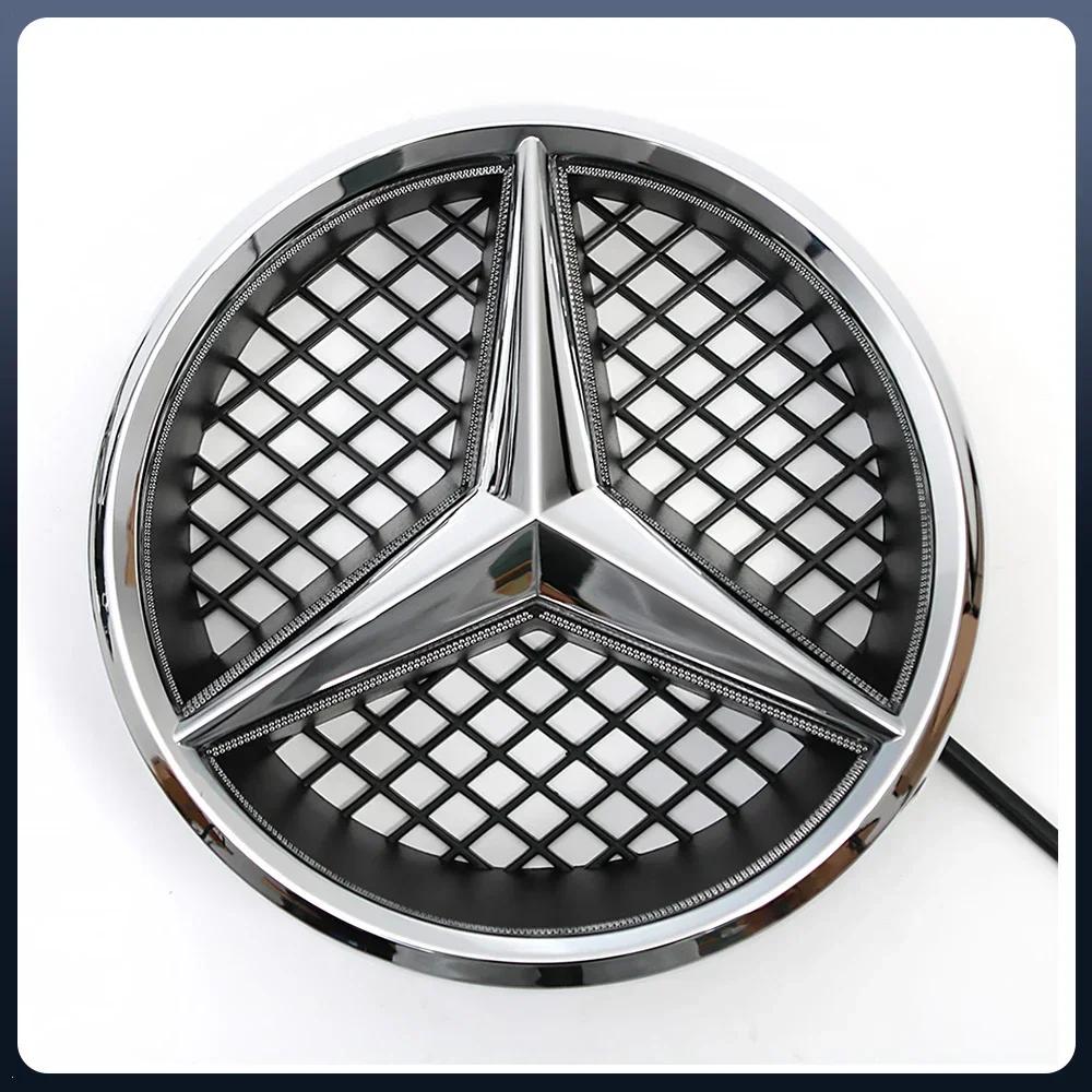 AMG W220 60% New For Mercedes Benz OE LED Emblem Light Car Front Grille Illuminated Logo Star Badge For Mercedes Benz B C GLK-Cl