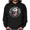 No Quarter Skull Tactical American Flag Hoodie Hooded Sweatshirt Men Women
