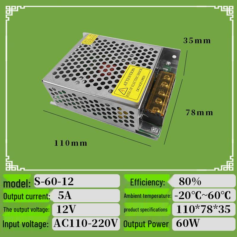 120W/250W 220V to 12V/24V/48V Switching Power Supply Transformer (5A/10A/20A/30A)
