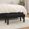 346618 vidaXL Bench Black 70x30x30 Cm Fabric