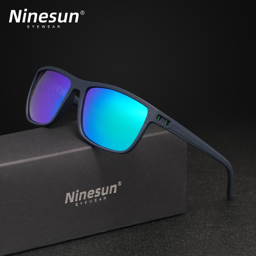 NINESUN New Fashion Men/Women Sunglasses Classic Mirror Lens Polarized UV400 Glasses Large Frame High Quality Driving Eyewear