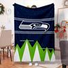 Seahawks Team Spirit Blanket Outdoor Flannel Blanket for Camping, Hiking, Garden Parties, Picnic Essentials,gift for Family and Friends