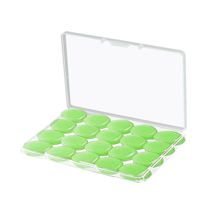 Heart-Shaped Silicone Earplugs Set - 20 Pieces, Noise-Reducing, Perfect for Swimming and Sleep