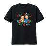 Maglietta Max e Moritz Divertente Personaggio dei Cartoni Animati Idea di Design Abbigliamento Personale Vintage Lavata Top Per l'Uso Quotidiano Leggermente