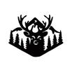 Jungle Deer Head Hunter Hunting Car Sticker Auto Body Bumper Windows Motorcycle Laptop Walls Vinyl Film Decal Car Accessories