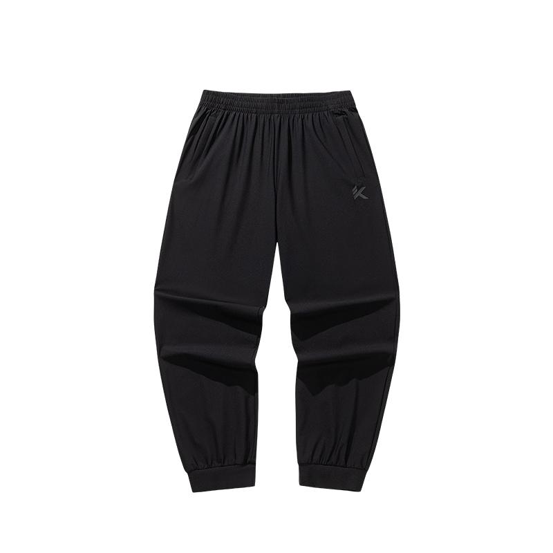 Anta Basketball Series Solid Color Simple Versatile Soft Sports Long Pants Men bottoms 152621331-1 M