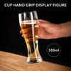 430ml/555ml Crystal Beer Glass Personality Craft Beer Mug Drink Ware Home Bar Supplies Personalized Logo Can Be Customized