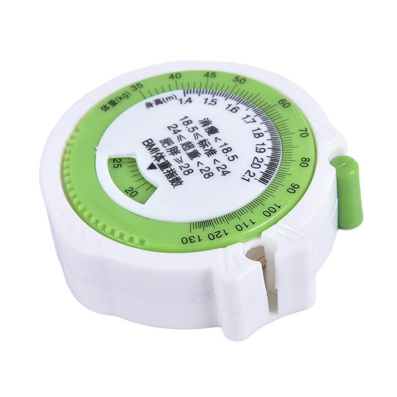 Bmi Body Measuring Tape Sewing Ruler Waist Tape Measure Portable Soft Measurement Ruler Practical Accessories