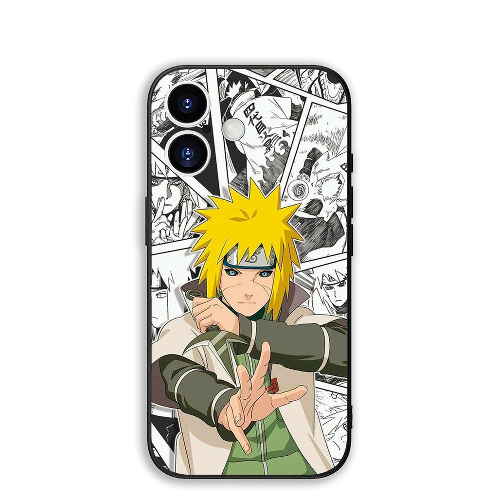 For Apple iPhone 17 16 Plus 13 12 Pro Max Mini X XR Xs ProMax 16E 15+ 17+ Air Phone Case Namikaze Minato Narutos Uchiha Sasuke
