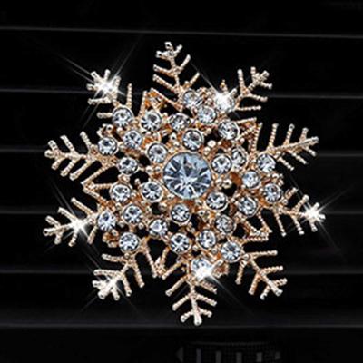 Perceuse à eau Flocon de neige Sortie de climatisation de voiture Clip de parfum Parfum de voiture Accessoires intérieurs Décorations de parfum de Noël