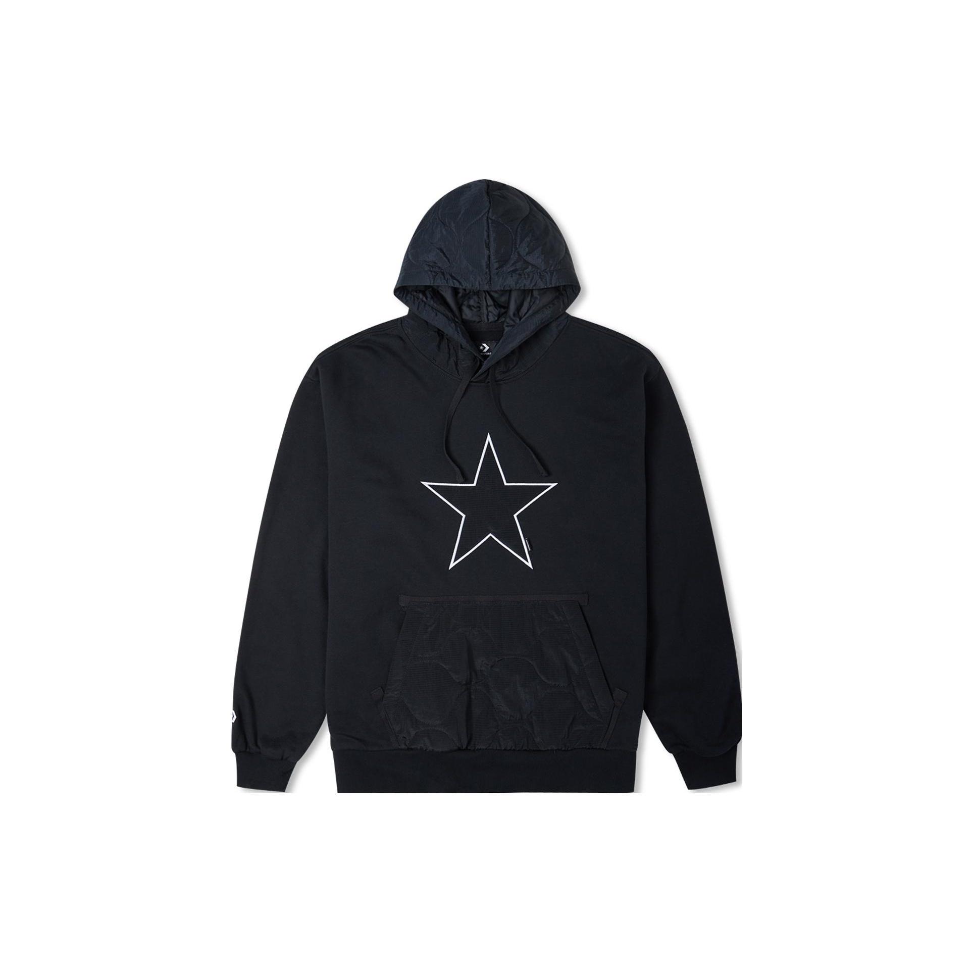 Converse Cozy Utility Hoodie Asia Sizing  Black  Men s 10025051-A01 M