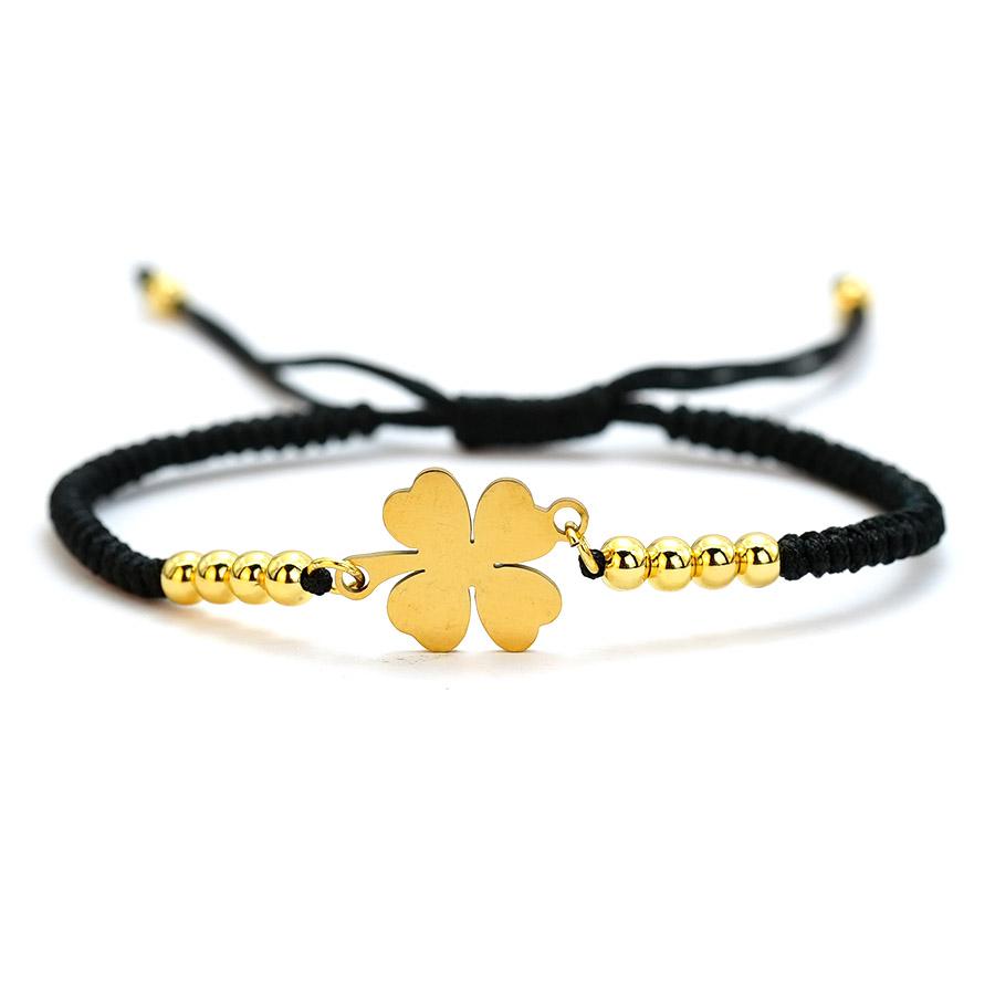 

Noter New Women Bracelet Handmade Adjustable Lucky Black Red Cord Chain Braslet Flower Charm Valentine Day Braclet Pulseria чёрный