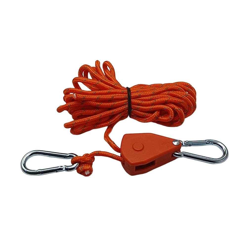 with Buckles Tent Ropes Reflective Pulley Tensioner Fastener Tie Down Fastener  Camping Accessories