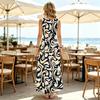 Women's Sleeveless Beach Maxi Dress,Soft Loose Fit Vacation Dress,Comfortable Stylish Summer Outfit for Holiday,Daily Wear & Home
