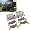 1 par de pinças de freio dianteiro com pastilhas de freio 1911284 substituição para Polaris Ranger 500 570 700 800 900 902D 1000 HST