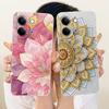 For Vivo Y05 4G Case New Luxury Bow Love Heart Painted Cover Soft TPU Phone Case For Vivo Y11d Y 05 VivoY05 VivoY11d Fundas Bags