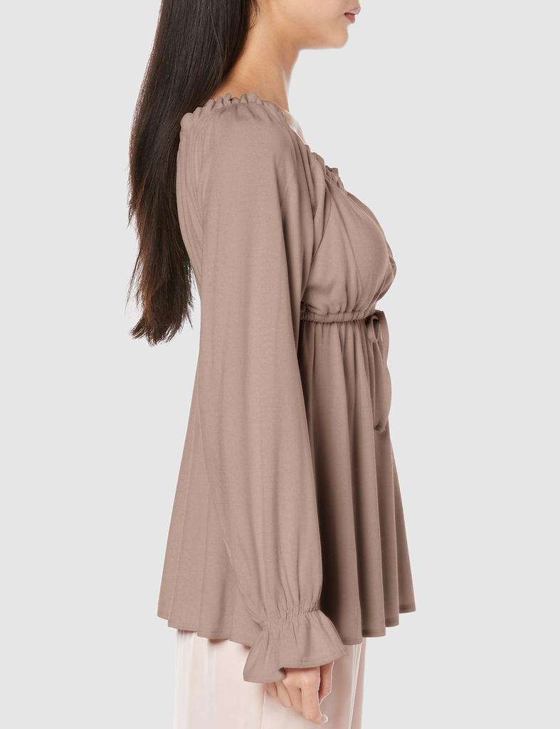 Gelato Pique Frill Pullover PWCT215208 Size F Women's Brown,