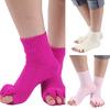 1 Pair Yoga GYM Massage Five Toe Separator Socks Foot Alignment Pain Relief