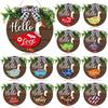 13 Replaceable Wooden Creative Doorplates Welcome Signs Door Hanging Decoration