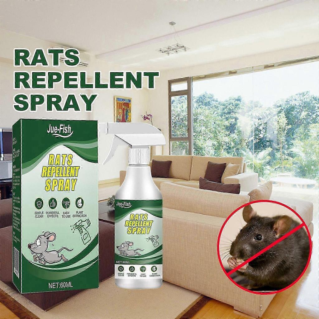 Suitable for 3x Strong Natural Peppermint Essential Oil Spray Mice Rodent Repellent Spray-jc