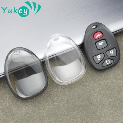 Pour Chevrolet Tahoe Yukon Suburban pour GMC pour Cadillac pour Buick 5 6 Boutons Transparent Housse de Clé Étui de Clé de Voiture Housse Ensemble Coque