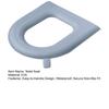 Toilet Seat with Integrated Handle Easy To Clean EVA Waterproof Material Thickened Non-Slip Surface Quick Drying Toilet Seat Pad