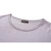FURINA CoTTon Silk STripe KniT Long T shirT