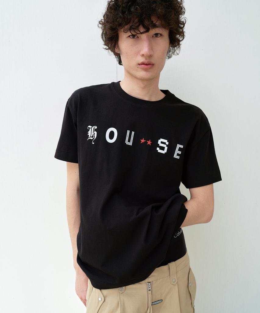 THEVINYLHOUSE Font-House Tee Black
