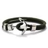 Nylon Rope Anchor Bracelet Men Double Marine Wrap Hand Rope Ocean Style Male Wrist Beach Surf Accessories Outdoor Braclet